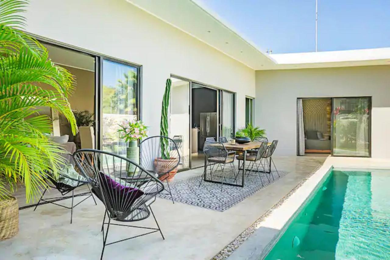 Casa Lou, Large House And Pool, Beach Club Access Villa Tulum Pueblo Buitenkant foto