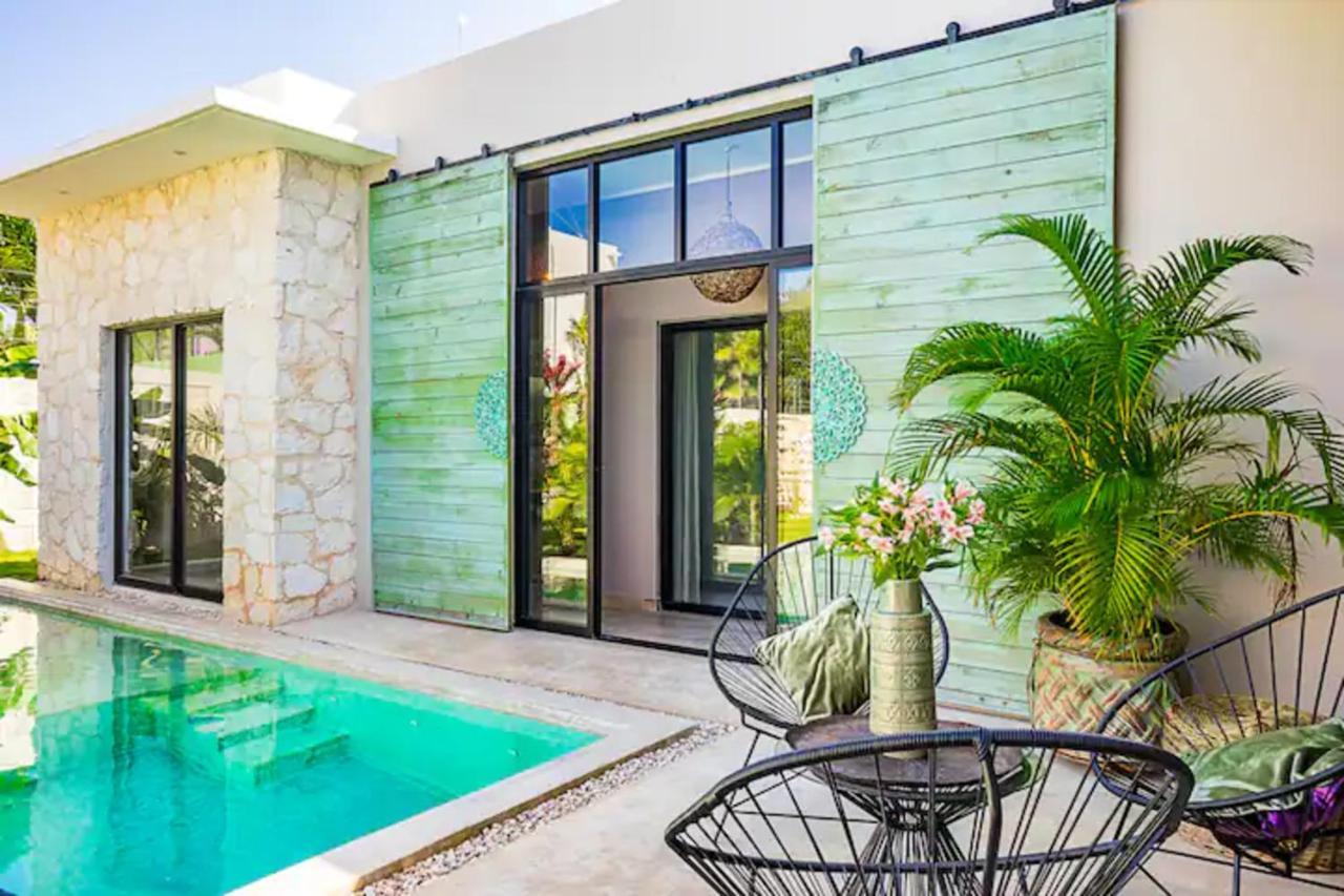 Casa Lou, Large House And Pool, Beach Club Access Villa Tulum Pueblo Buitenkant foto